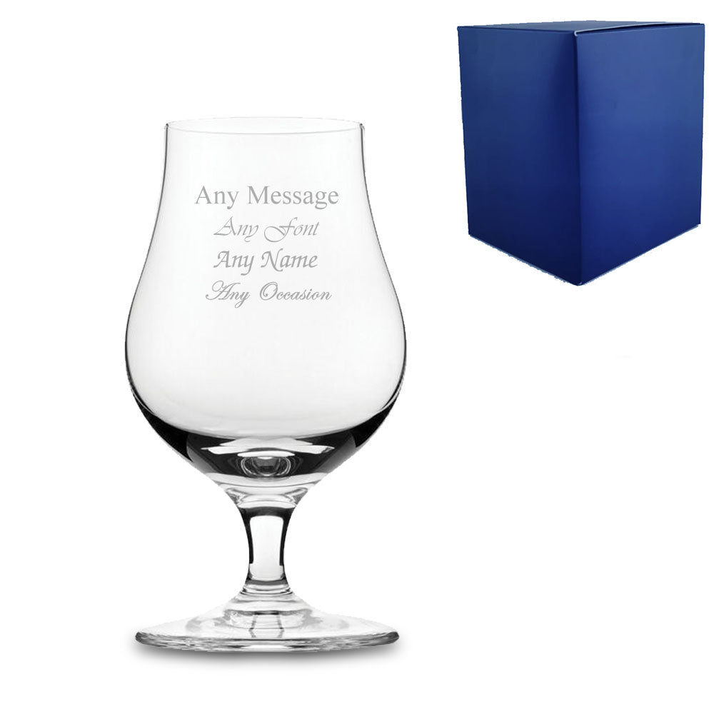 Engraved 6.75oz Single Malt Whiskey Tasting Glass with Gift Box Image 2