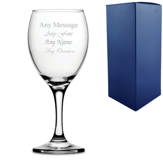 Engraved Imperial 16oz Wine Glass Image 1