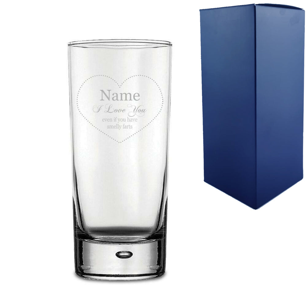 Engraved Hiball Tumbler with I love you Even with Smelly Farts Design Image 2