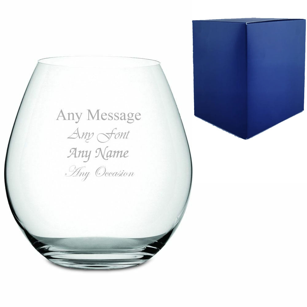 Engraved 24.5oz Large Stemless Wine Glass Image 2