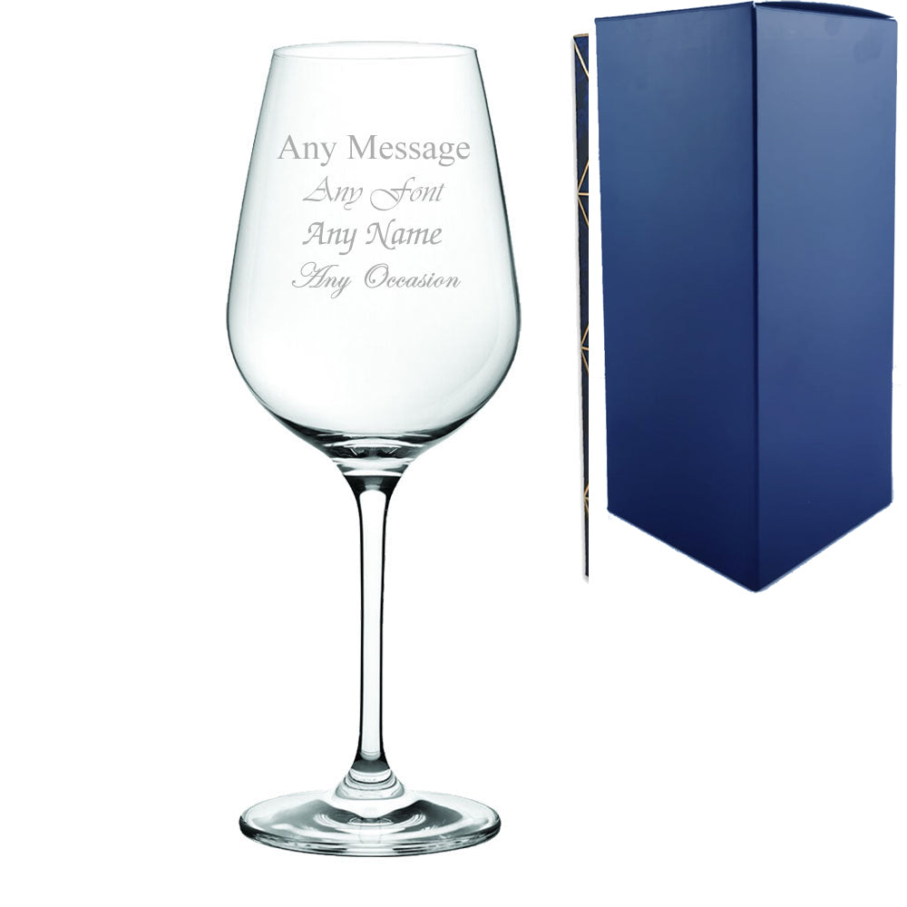 Engraved 15oz Invitation Wine Glass with Gift Box Image 2