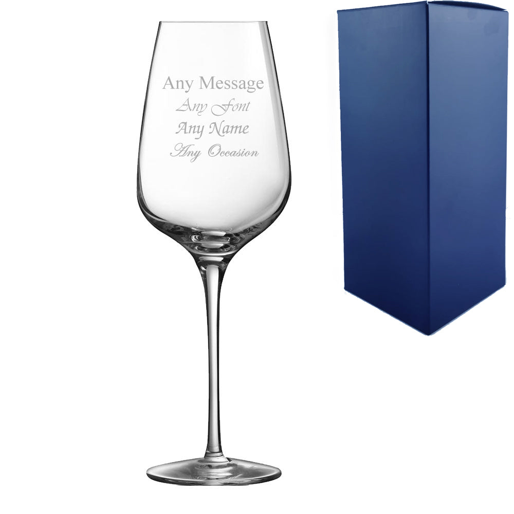 Engraved 12oz Sublym Wine Glass Image 2