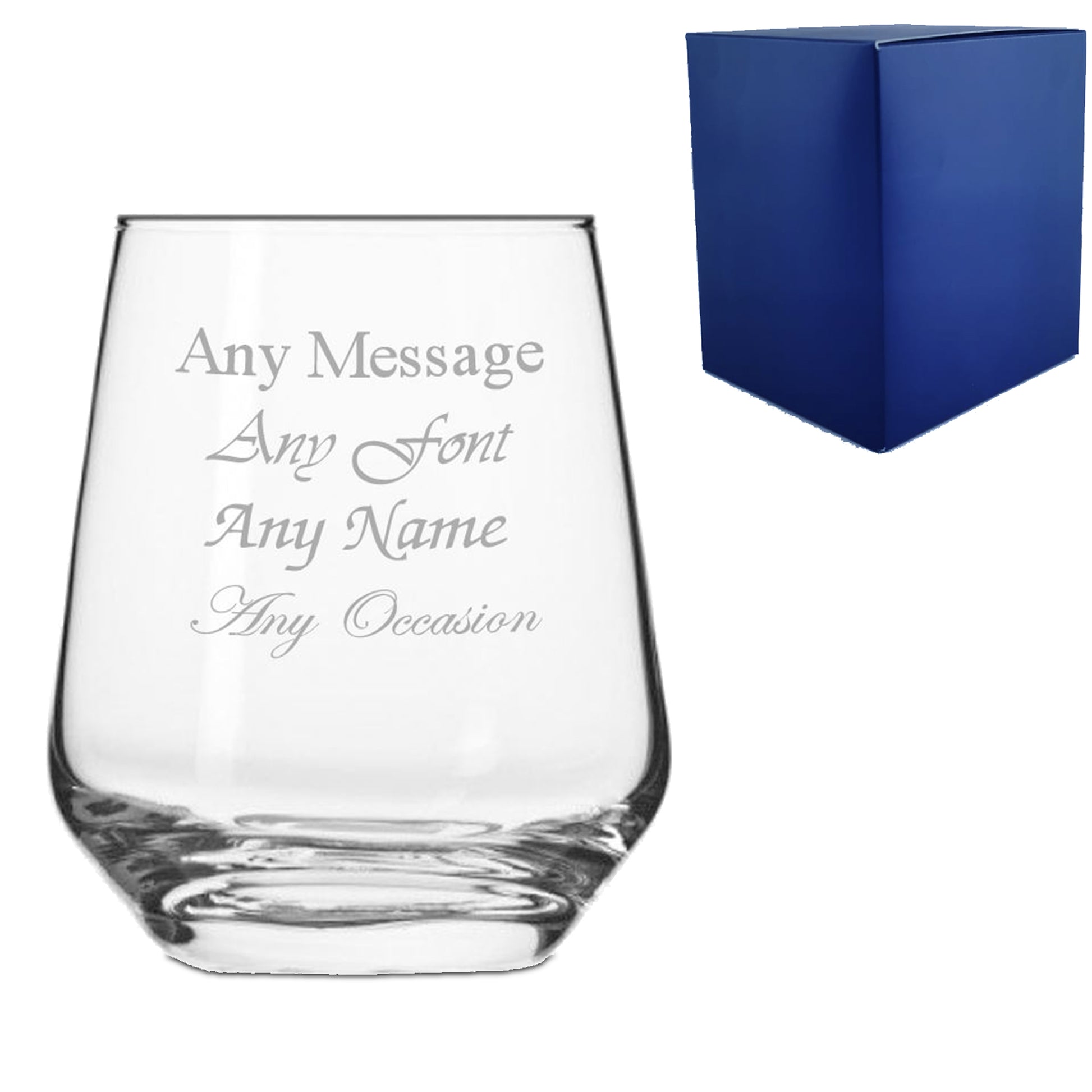 Engraved 380ml Infinity Whisky Tumbler With Gift Box Image 2