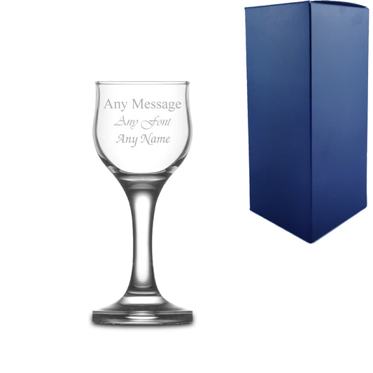 Engraved 55ml Nevakar Liqueur Glass With Gift Box Image 1