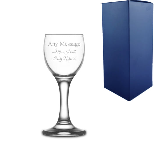 Engraved 55ml Misket Liqueur Glass With Gift Box Image 1