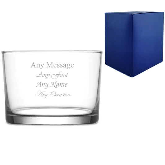 Engraved 240ml Bodega Whiskey Glass With Gift Box Image 1