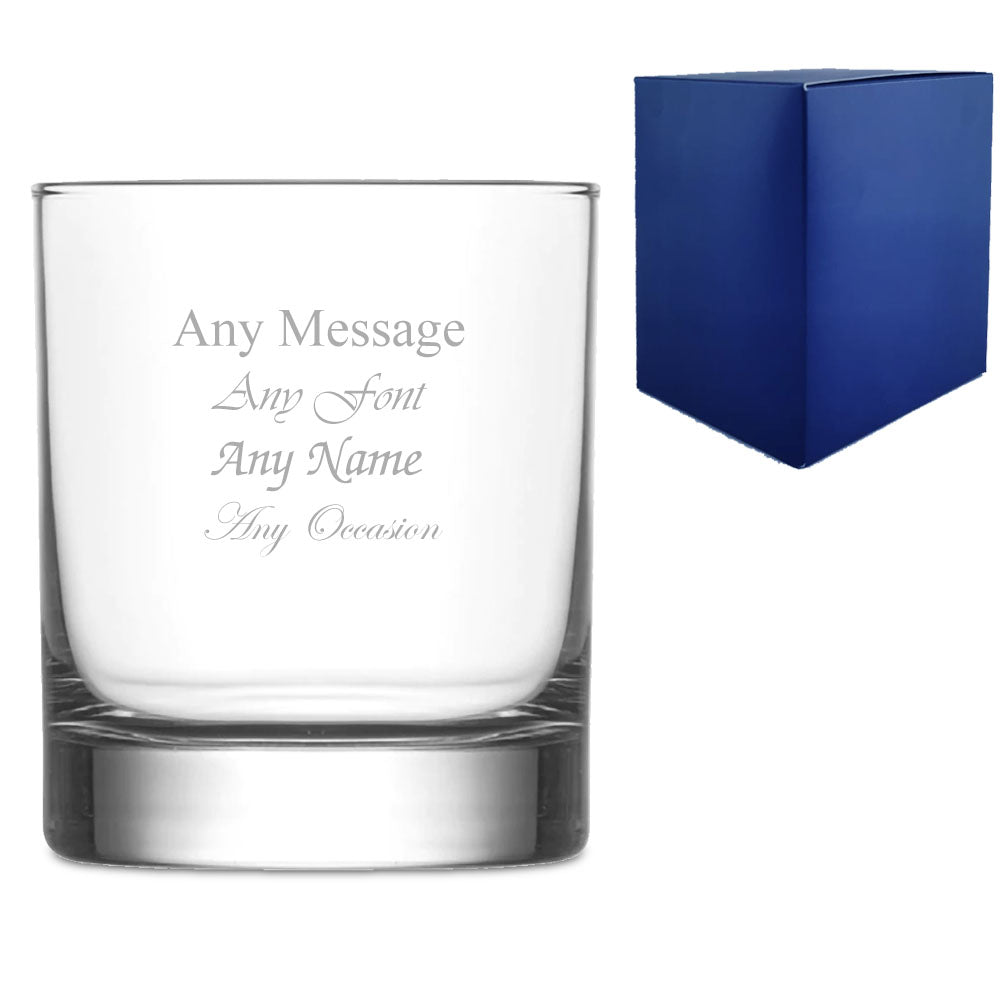 Engraved 305ml Ada Whisky Glass With Gift Box Image 2