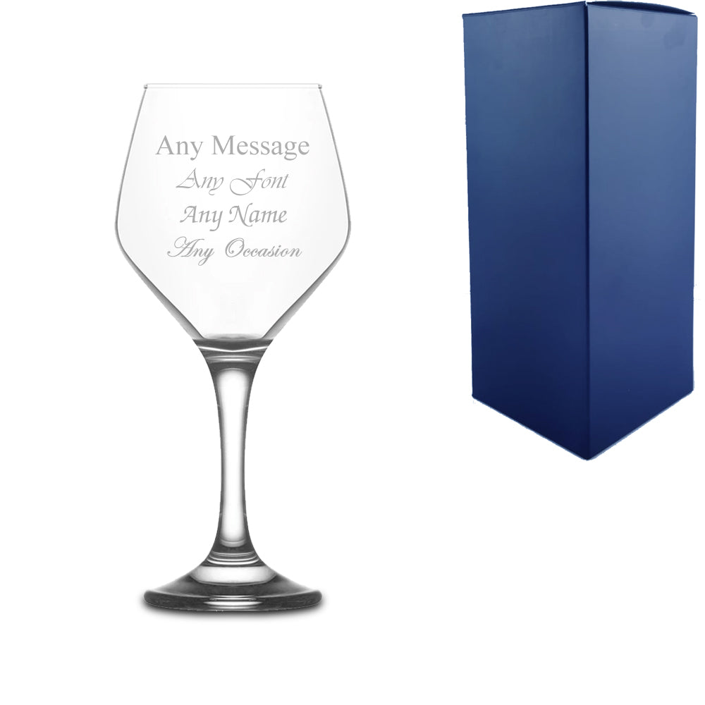 Engraved 260ml Ella Wine Glass With Gift Box Image 1