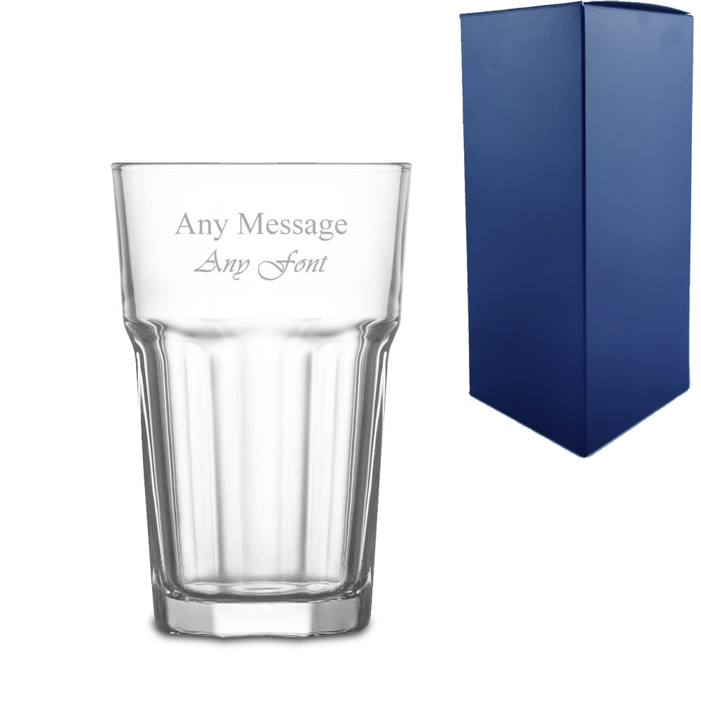 Engraved 300ml Aras Iced Tea Glass With Gift Box Image 2