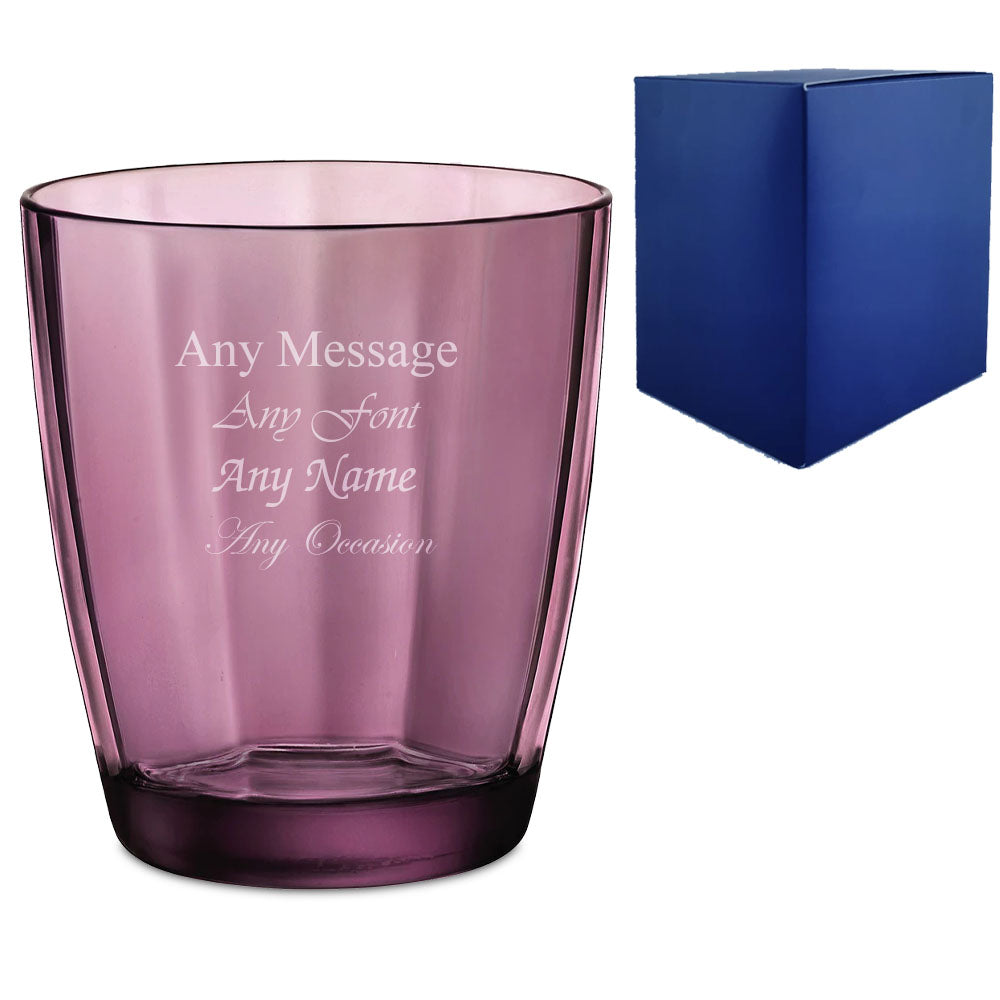 Engraved 300ml Purple Pulsar Whisky Glass With Gift Box Image 2