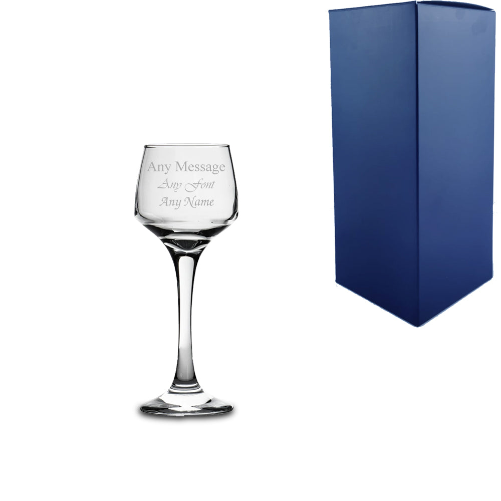 Engraved 80ml Classic Sherry Liqueur Glass With Gift Box Image 2