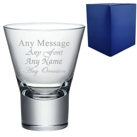 Engraved 150ml Ypsilon Dessert or Drinks Glass With Gift Box Image 1