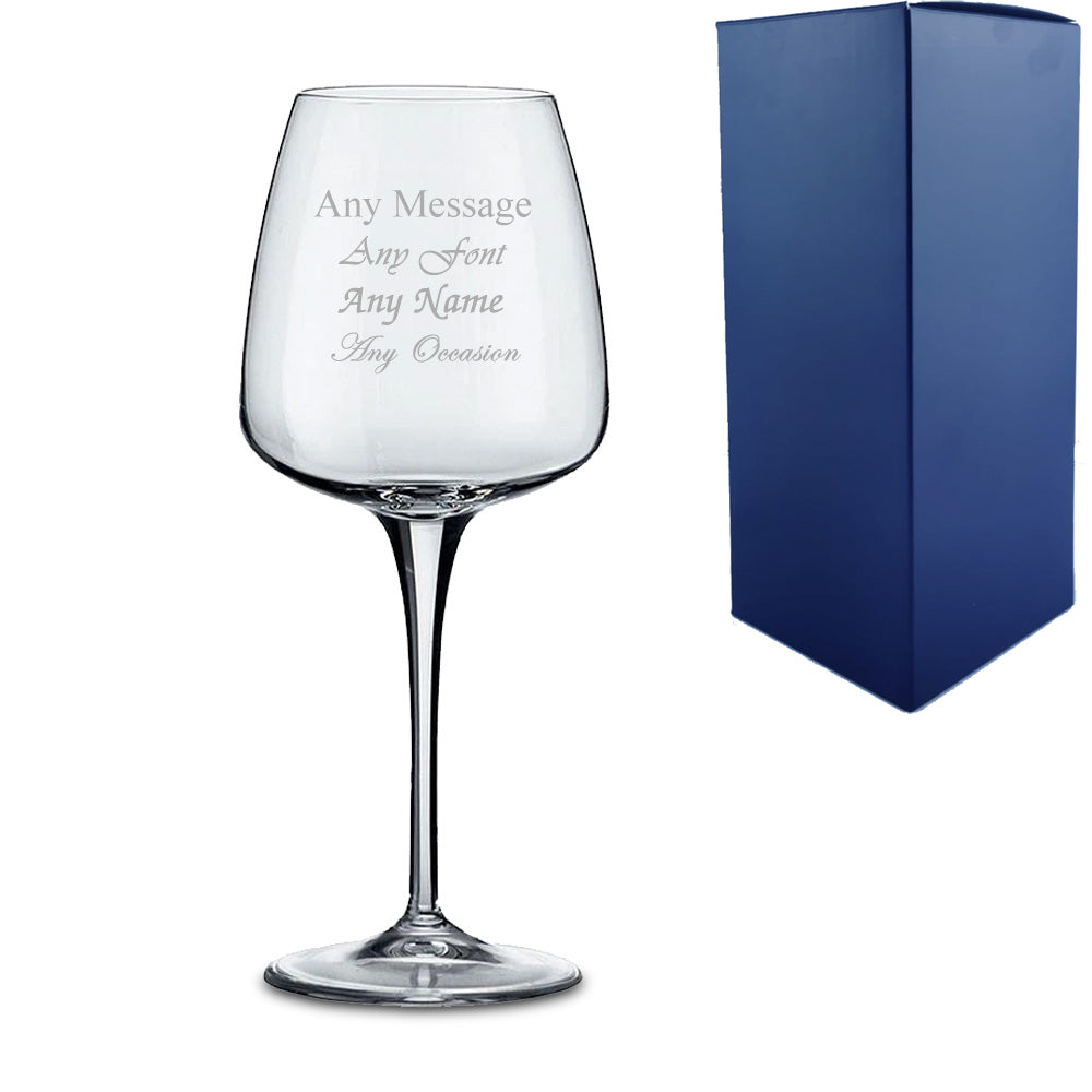 Engraved 520ml Aurum White Wine Glass With Gift Box Image 2
