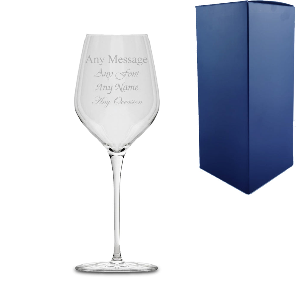 Engraved 305ml Inalto Tre Sensi Wine Glass With Gift Box Image 2