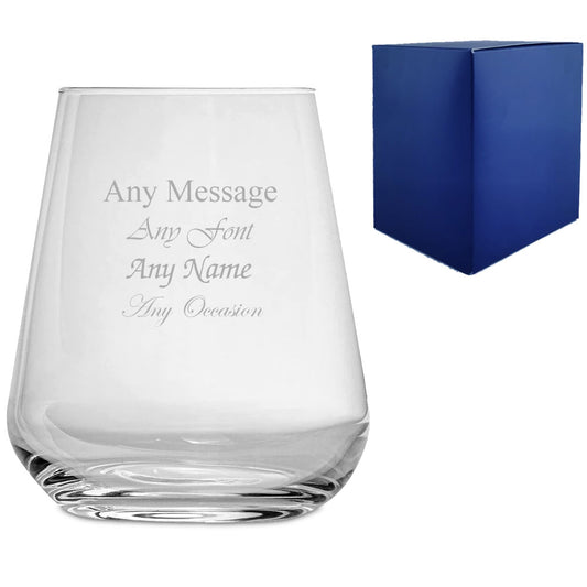 Engraved 450ml Inalto Uno Whiskey Glass Image 1