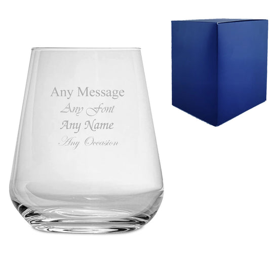 Engraved 350ml Inalto Uno Whiskey Glass Image 1