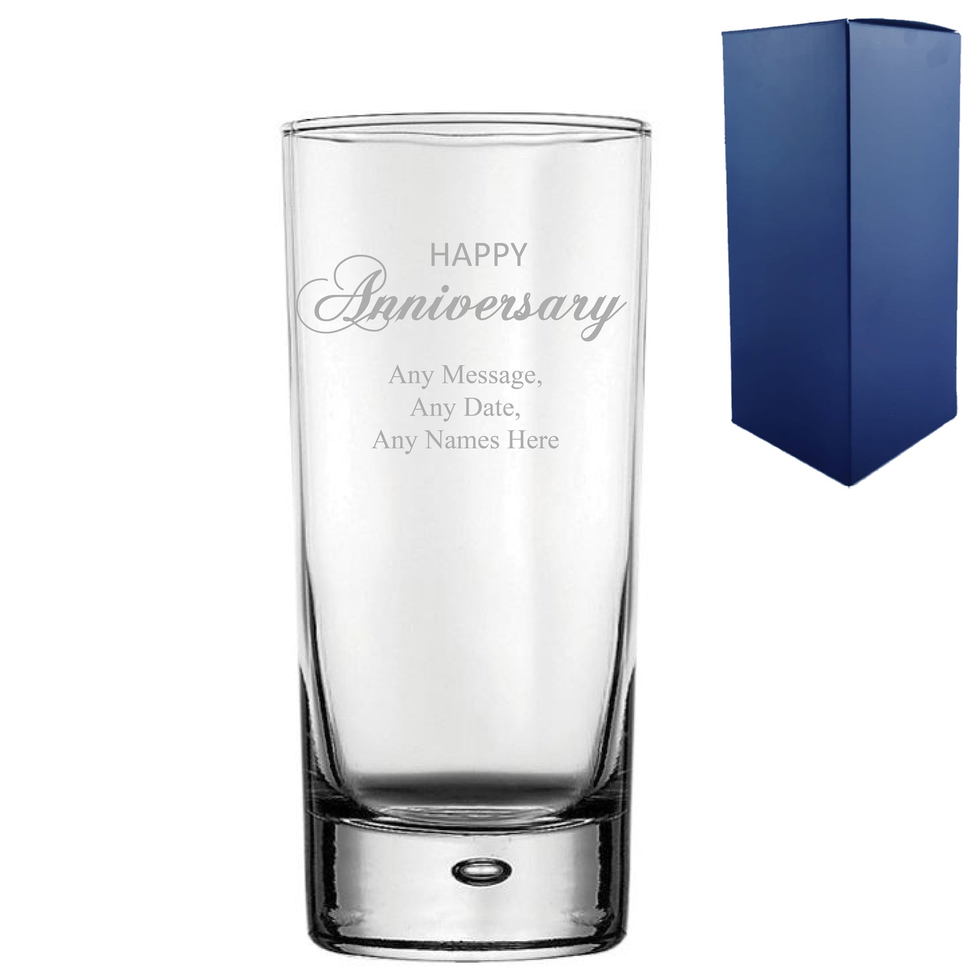 Engraved Anniversary Bubble Hiball, Gift Boxed Image 2