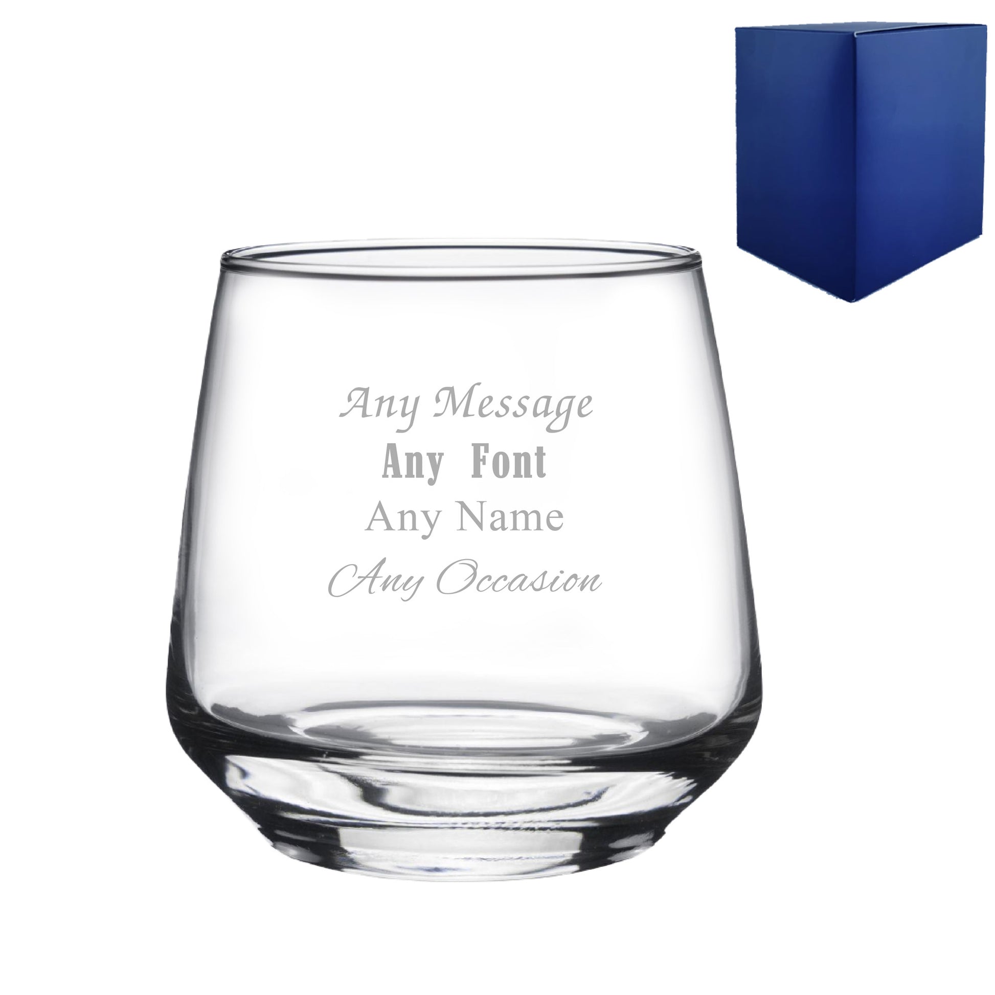 Engraved Any Message Tallo Tumbler, Gift Boxed Image 2
