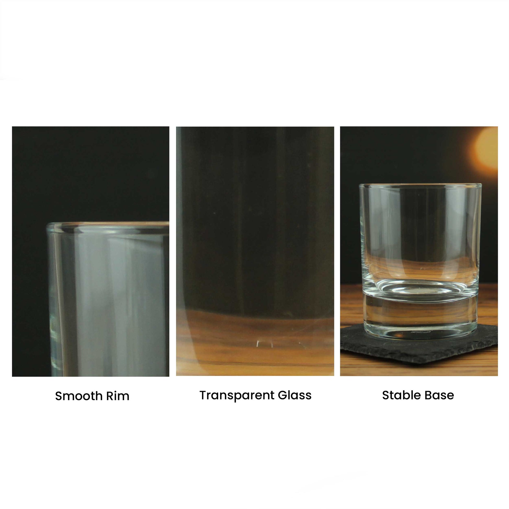 Engraved 290ml Bar Line Old Fashioned Whisky Tumbler With Gift Box Image 4
